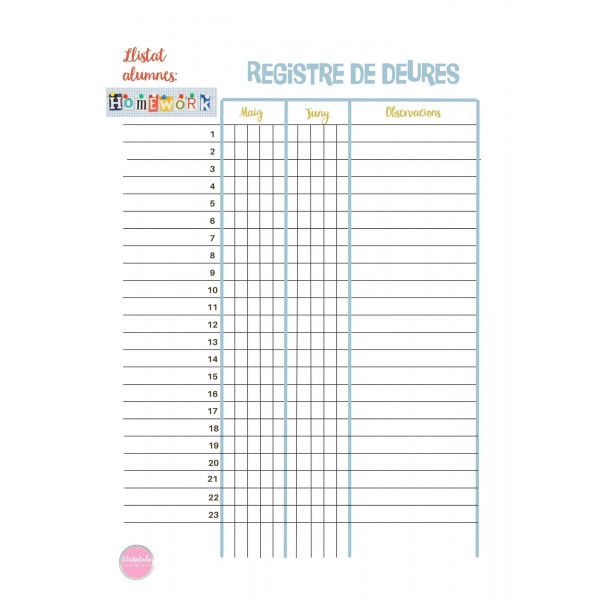 Registre de falta de deures