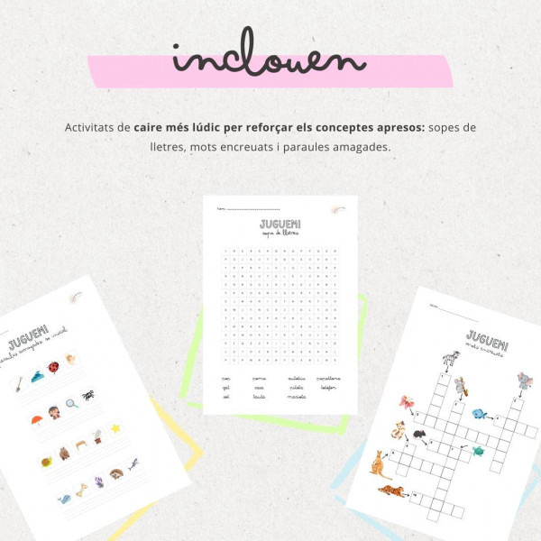 QUADERNET DE TRAÇ: LLETRA D'IMPREMTA