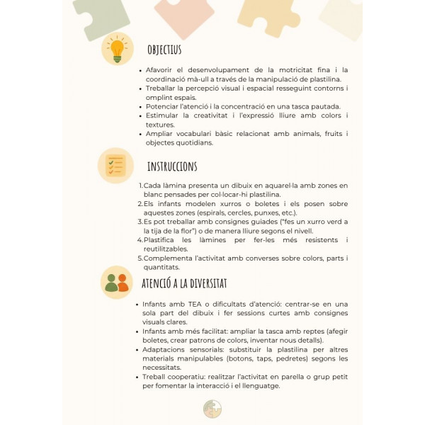 Motricitat fina: plastilina