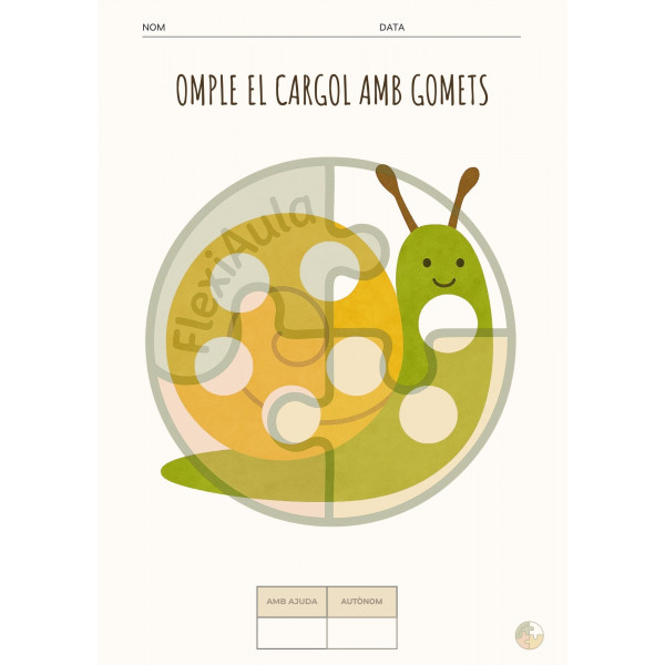 Motricitat fina: gomets de tardor