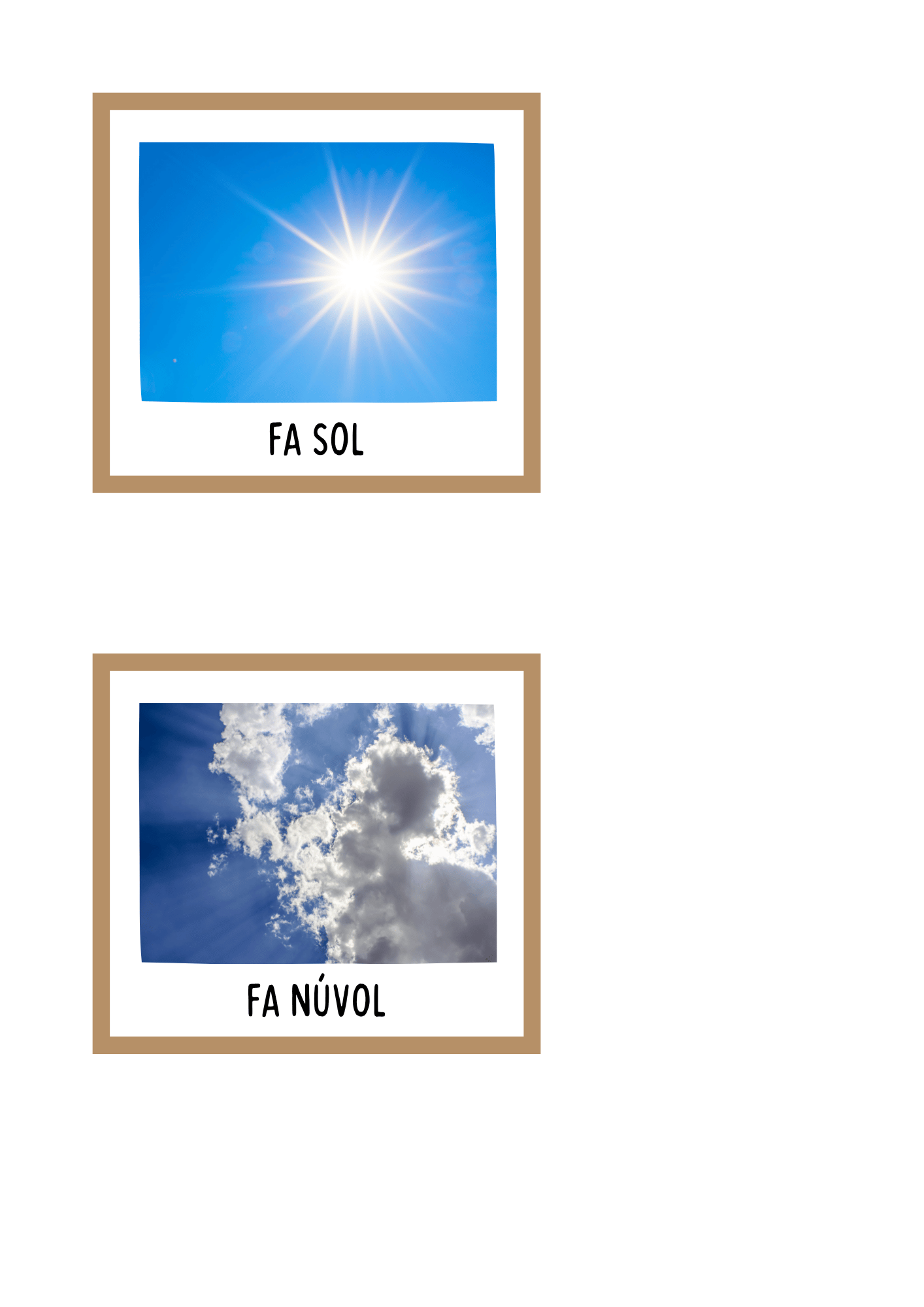 Cartells del temps (fenòmens meteorològics)