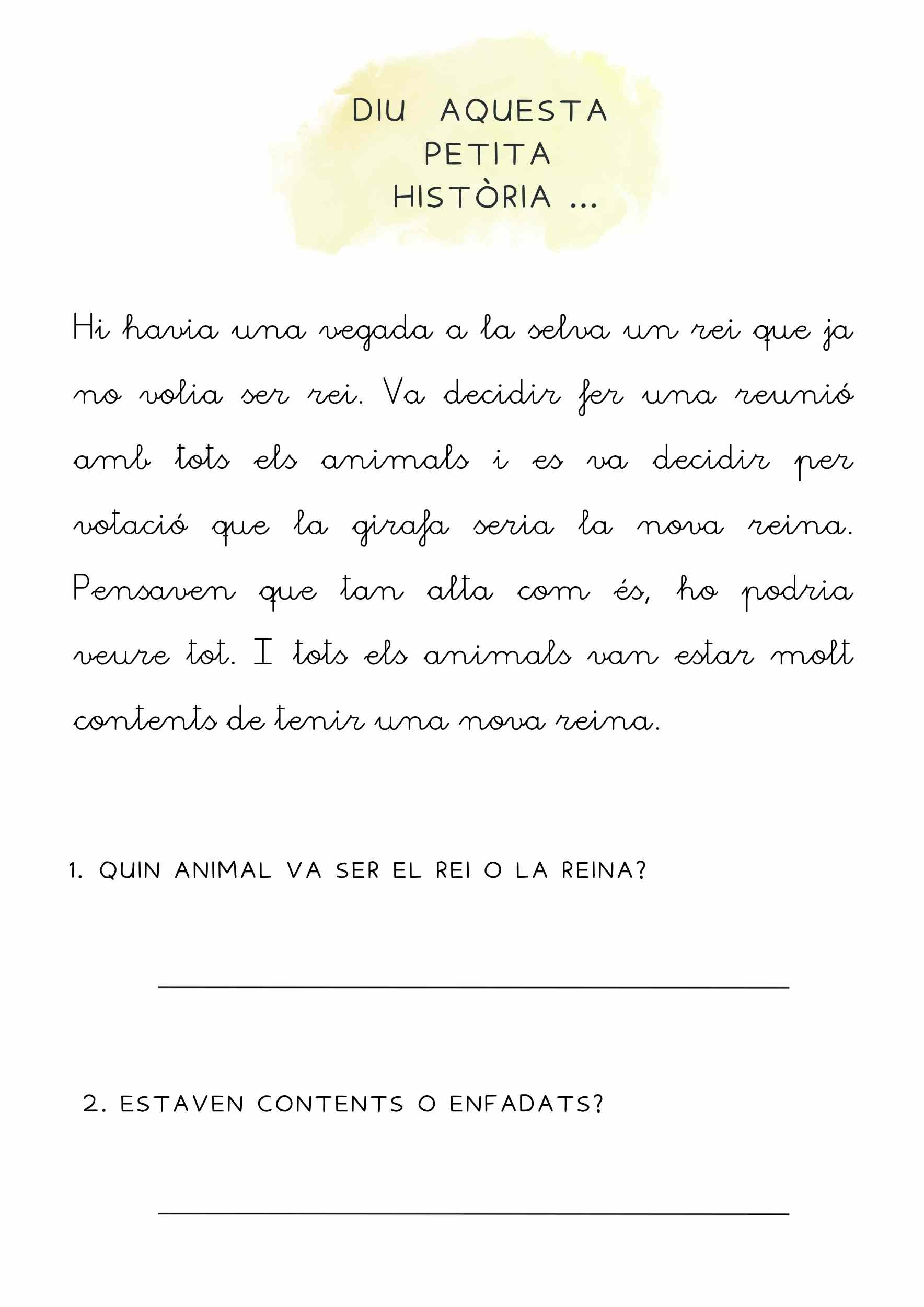 Comprensió lectora CI