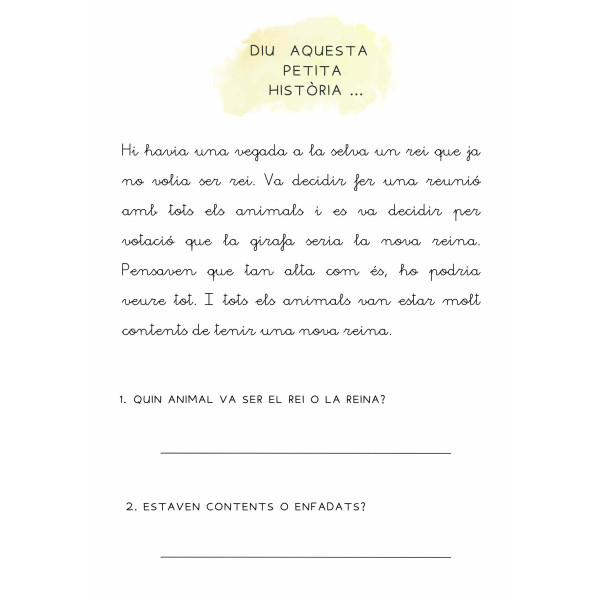 Comprensió lectora CI