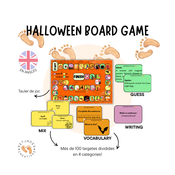 HALLOWEEN BOARD GAME - petjadescreatives