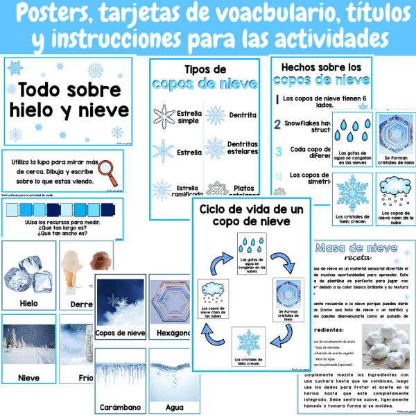 Todo sobre el hielo y la nieve - Rincon de investigacion