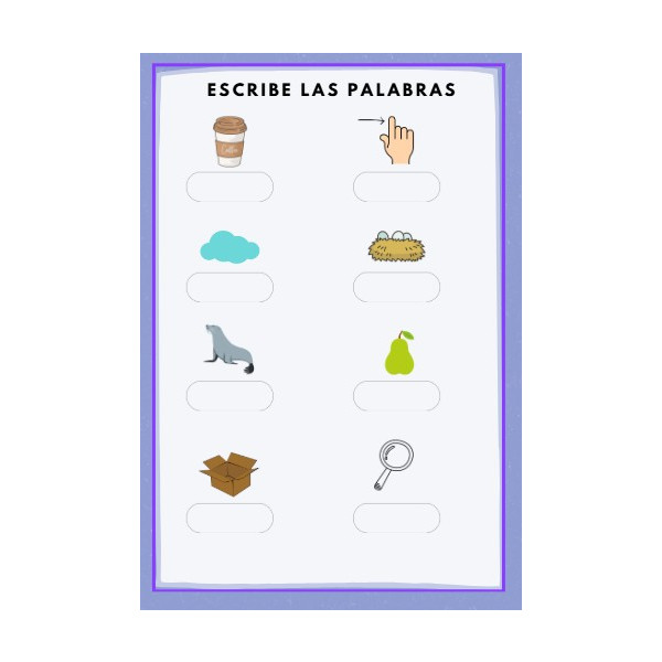 Escribe y lee palabras