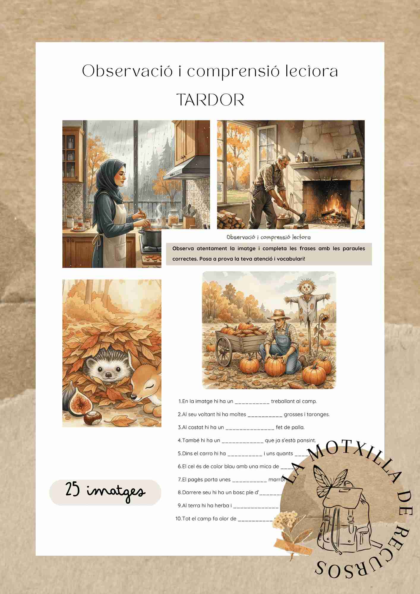 TARDOR - Observació i comprensió lectora