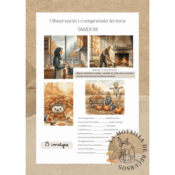 TARDOR - Observació i comprensió lectora