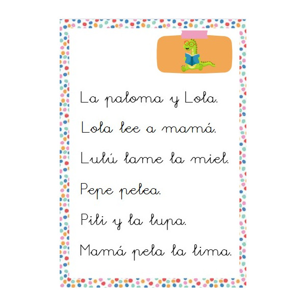 Cartilla de lectura