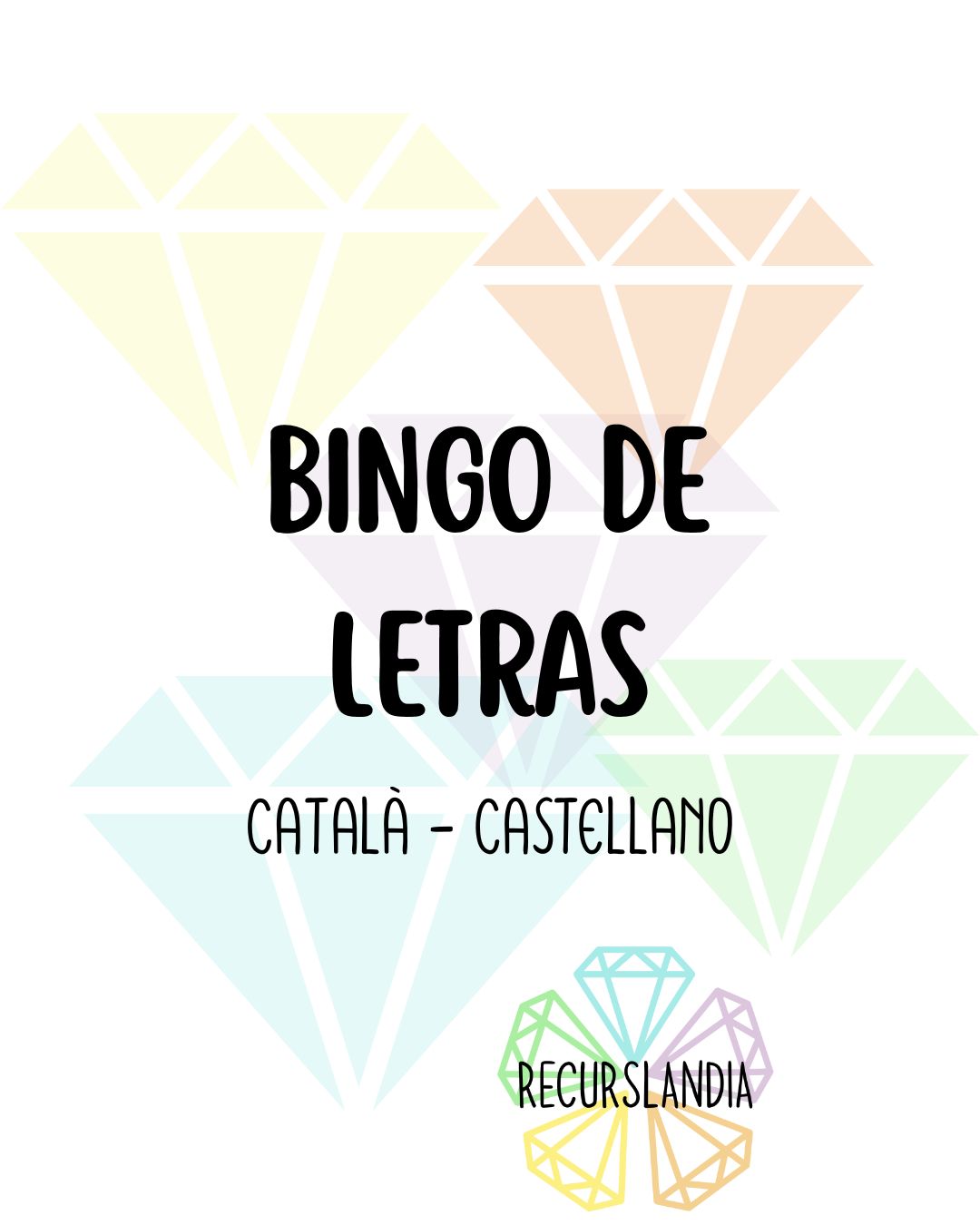 BINGO DE LLETRES