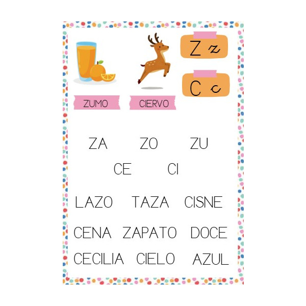 Cartilla de lectura