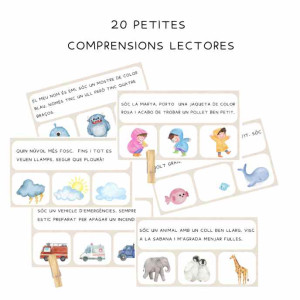 Comprensions lectores cicle incial lletra de pal