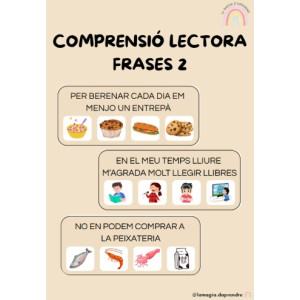 Comprensió lectora frases 2
