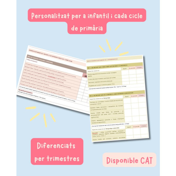 INFORMES INFANTIL I PRIMÀRIA