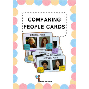 Comparatives: Comparing people cards