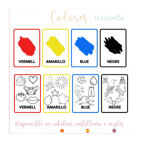 Clauer de colors i vocabulari