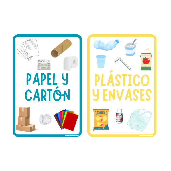 Carteles de reciclaje