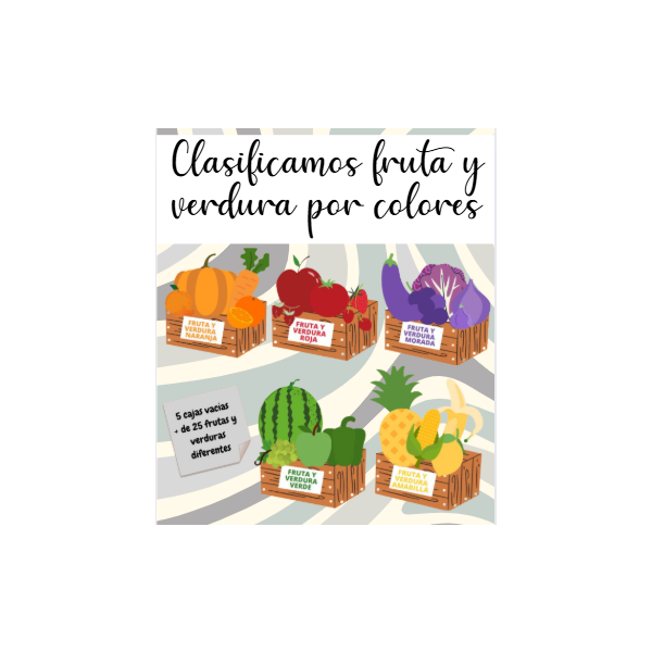 Clasificamos fruta y verdura por colores