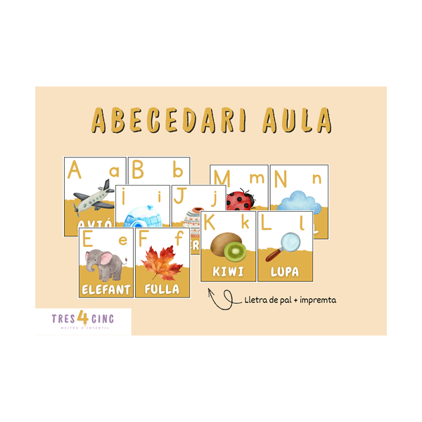 ABECEDARI AULA PAL I IMPREMTA