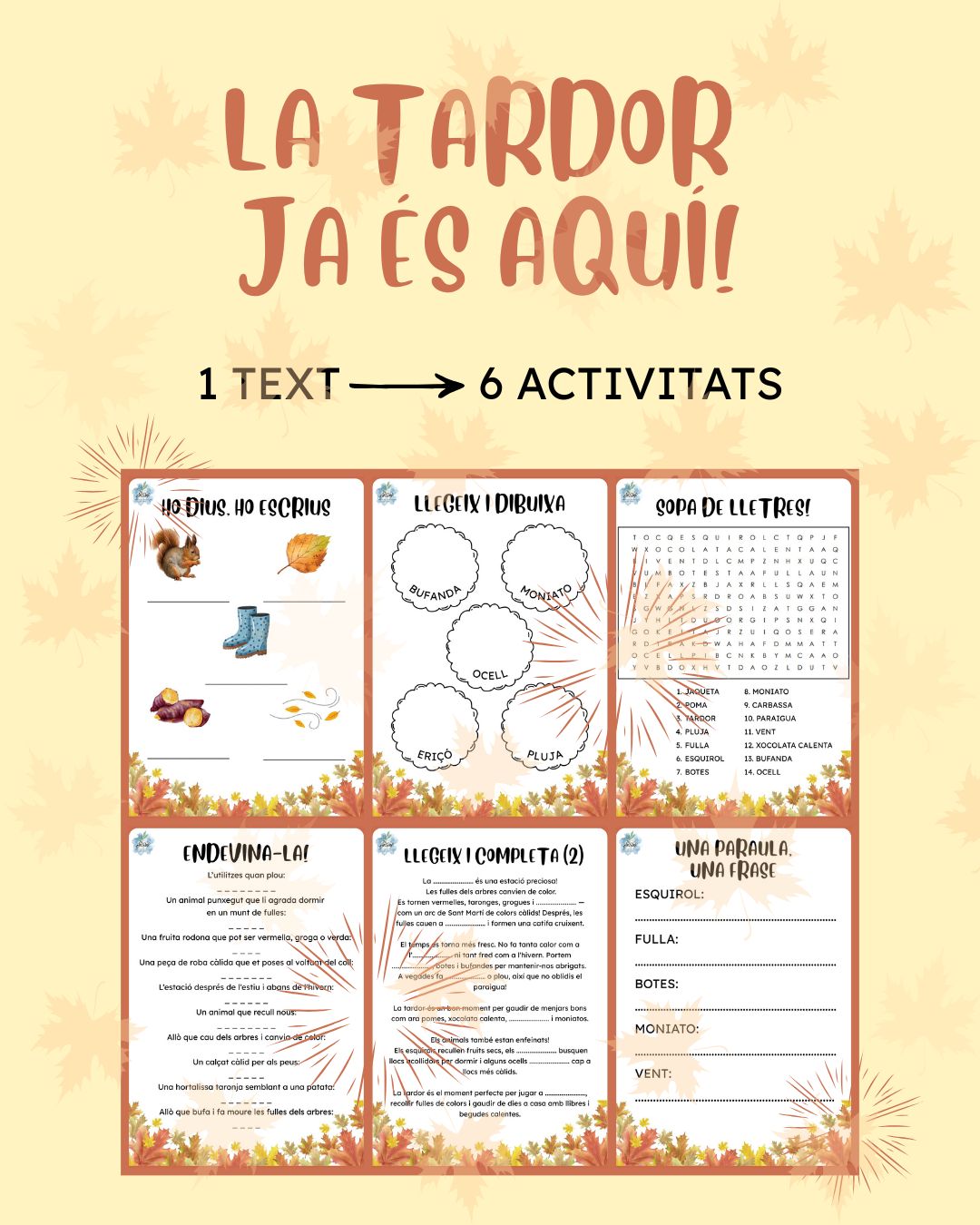 LA TARDOR JA ÉS AQUÍ!