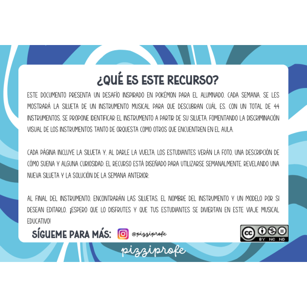 ¿Cuál es este instrumento? by @pizziprofe