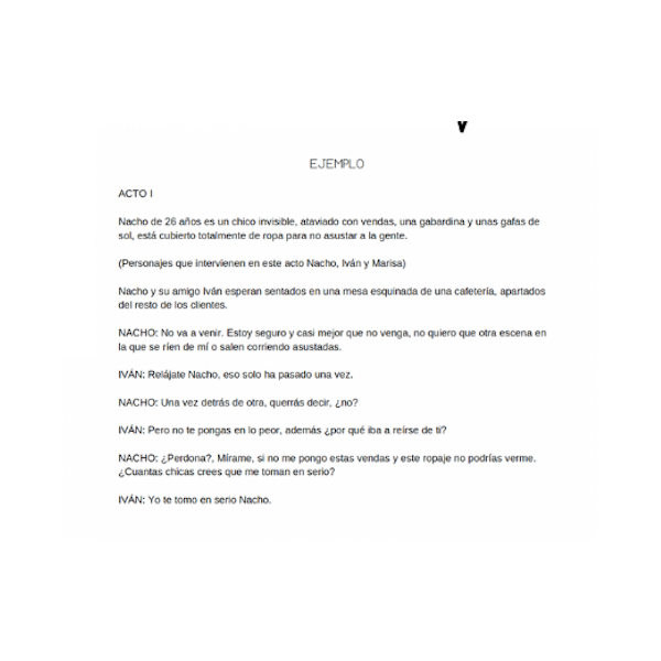 El guión - Recurso en castellano