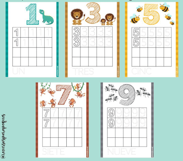 Practiquem el traç dels nombres