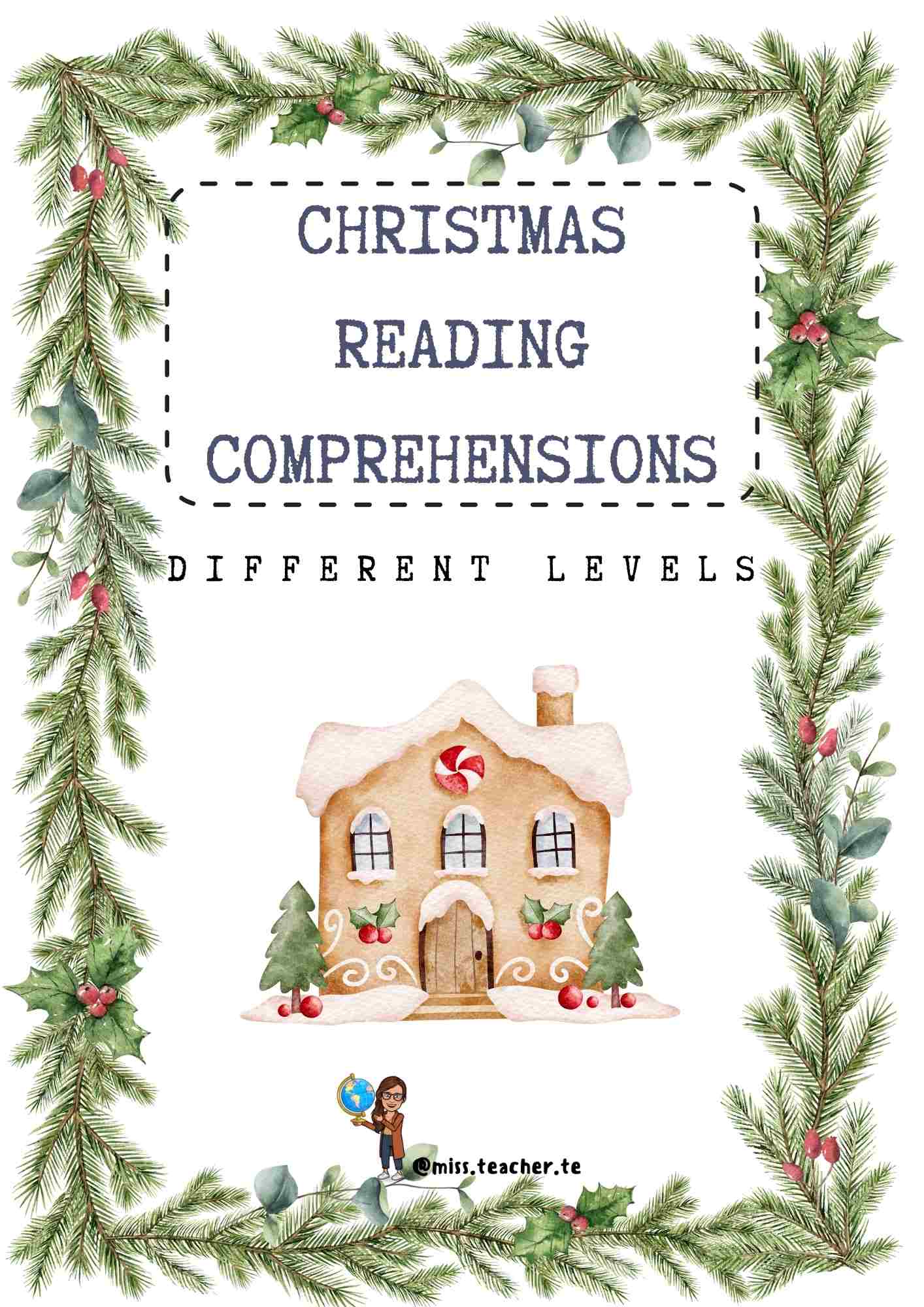Christmas reading comprehension dossier (different levels)
