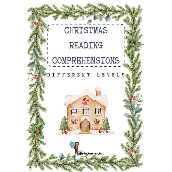 Christmas reading comprehension dossier (different levels)