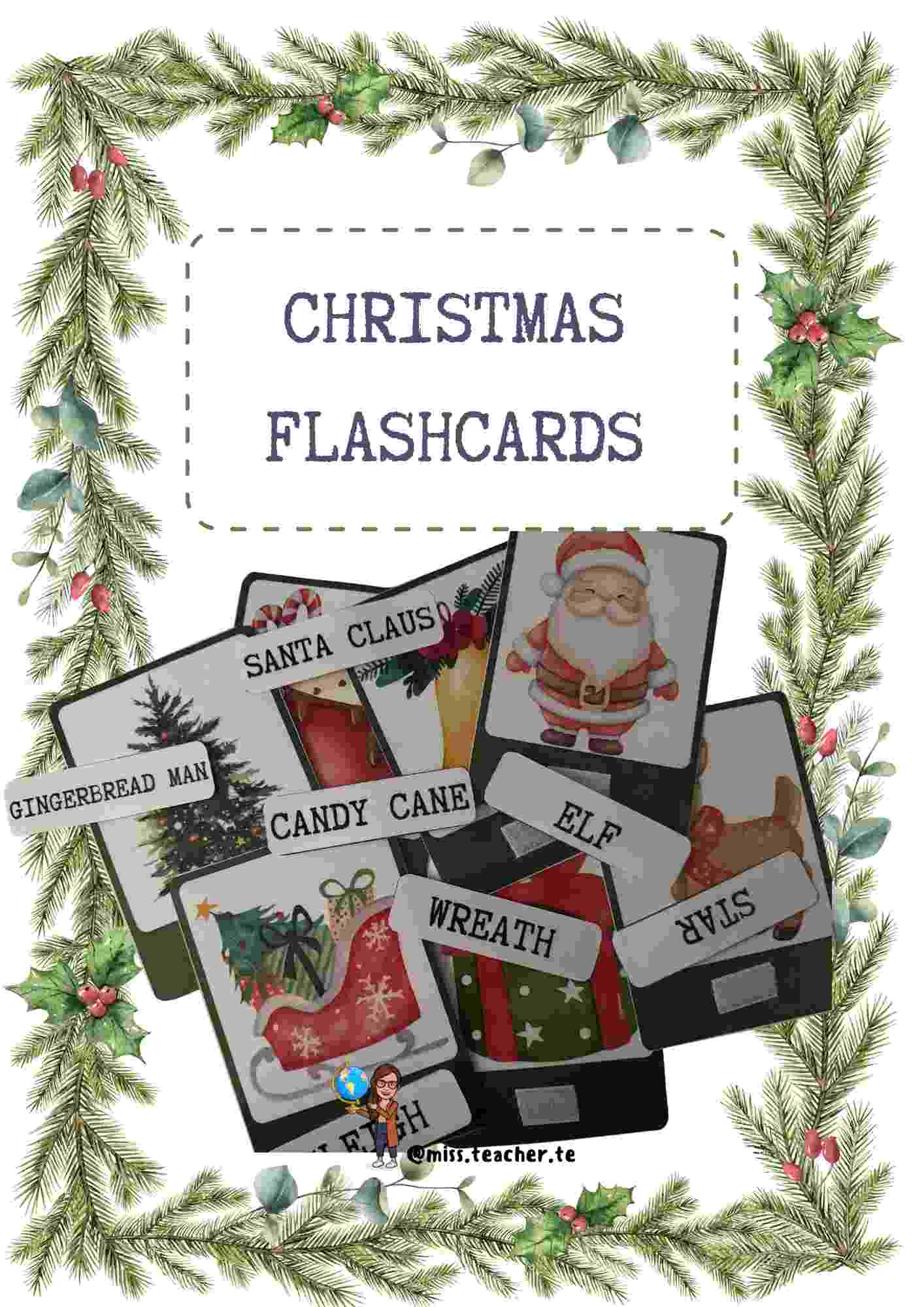 Chistmas vocabulary: Flashcards