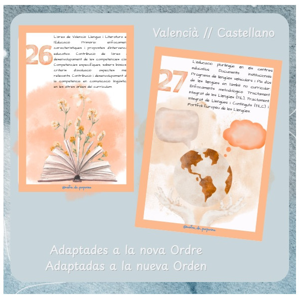 Portades temari oposicions Educació Primària