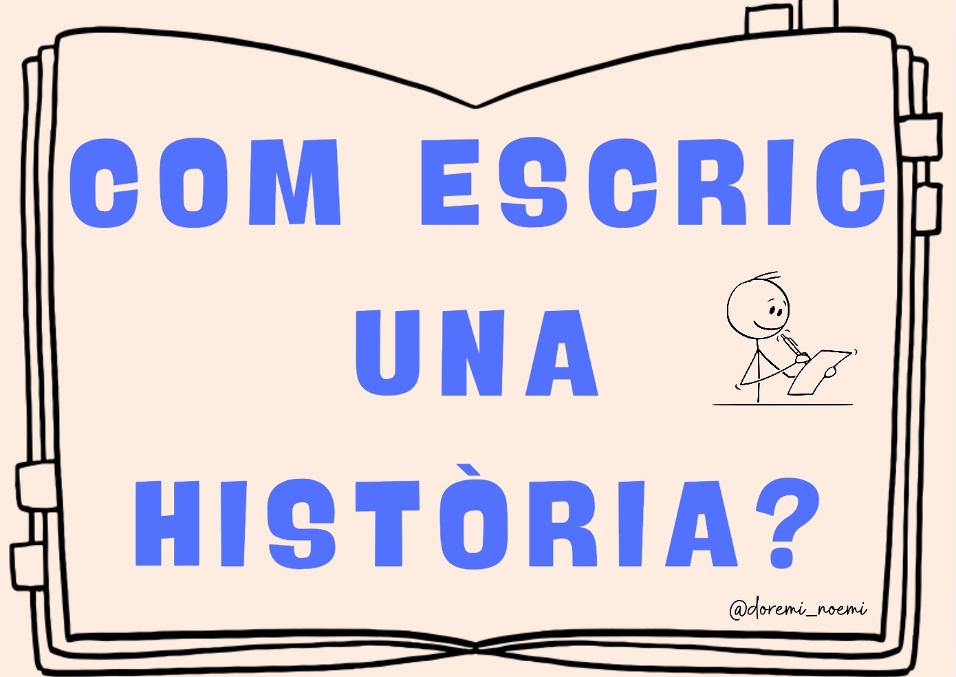 CÓM ESCRIC UNA HISTÒRIA?INICIACIÓ A L'EXPRESSIÓ ESCRITA