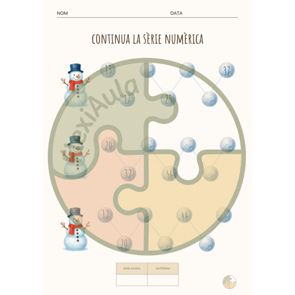 Seriacions numèriques d'hivern