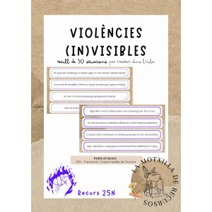 25N - Prevenció. Violències (in)visibles