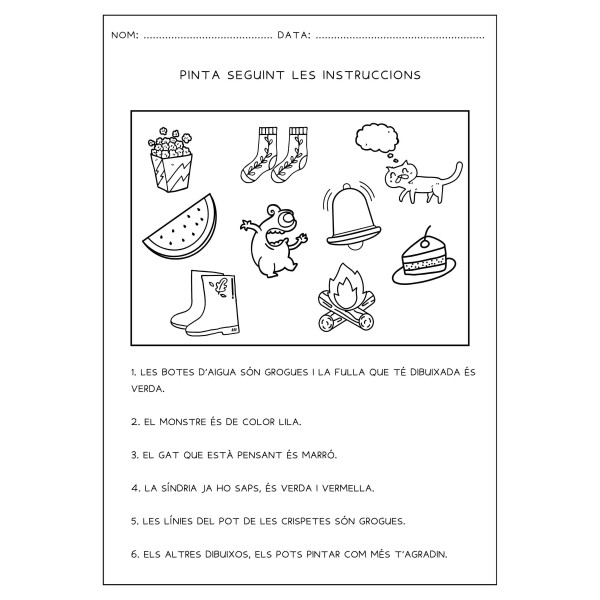 PINTA SEGUINT LES INSTRUCCIONS