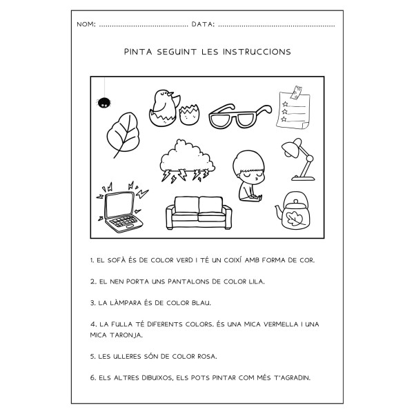 PINTA SEGUINT LES INSTRUCCIONS
