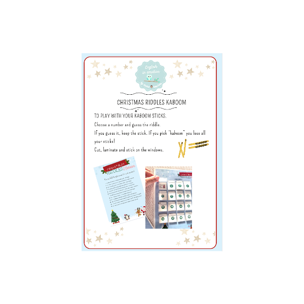 CHRISTMAS RIDDLES KABOOM