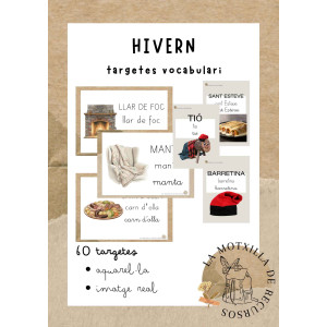60 TARGETES VOCABULARI - HIVERN