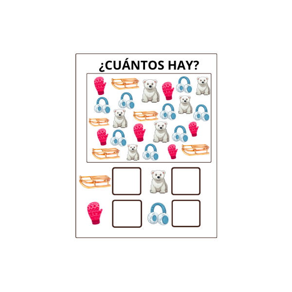 ¿Cuántos hay? Invierno