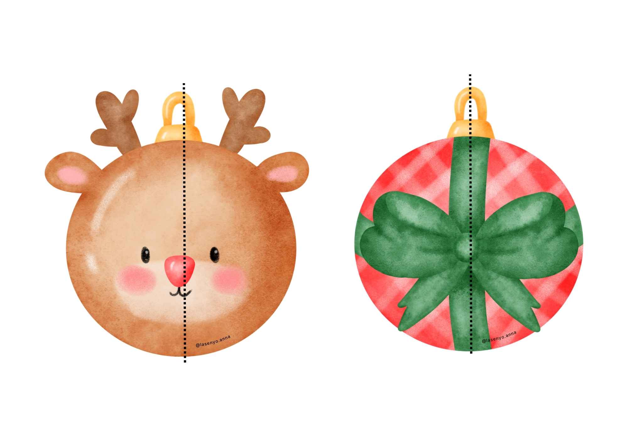 BOLAS NAVIDAD SIMETRÍA