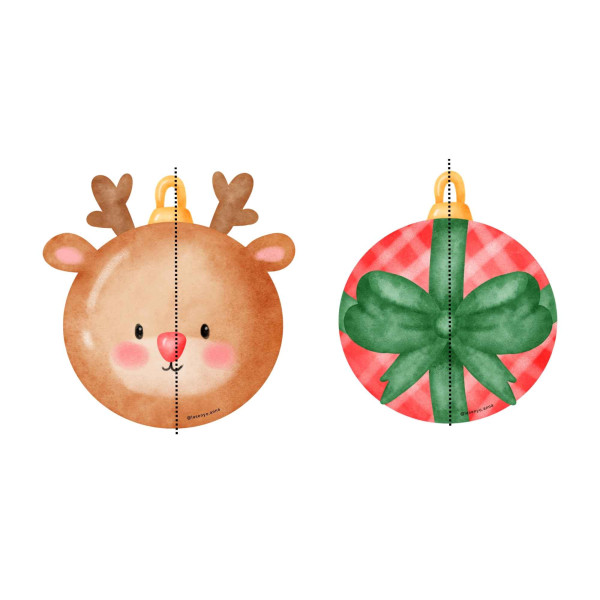 BOLAS NAVIDAD SIMETRÍA