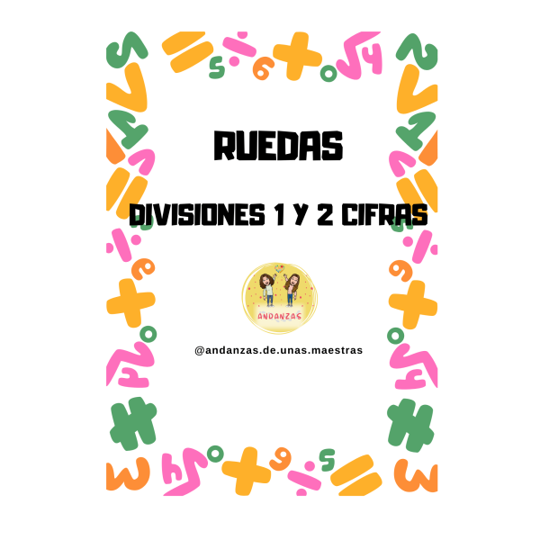Ruedas de divisiones: 1 y 2 cifras