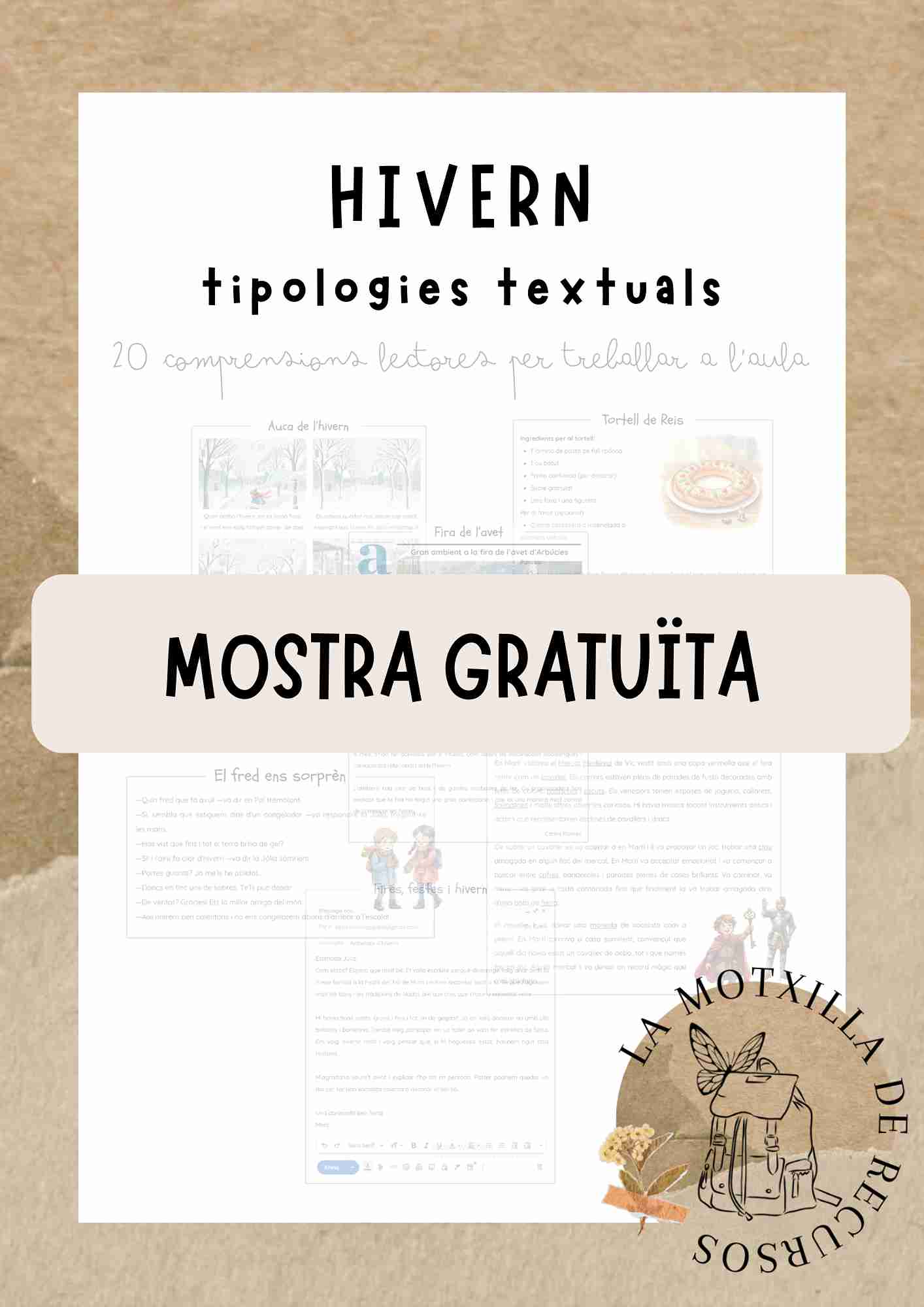 MOSTRA. HIVERN - CL. Tipologies textuals
