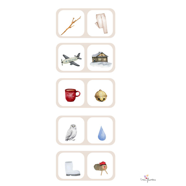 Domino rimes hivern-nadal