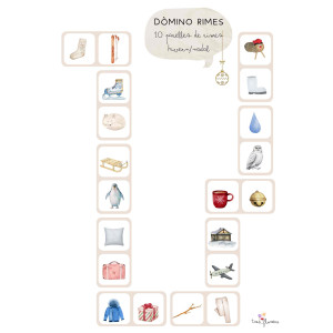 Domino rimes hivern-nadal