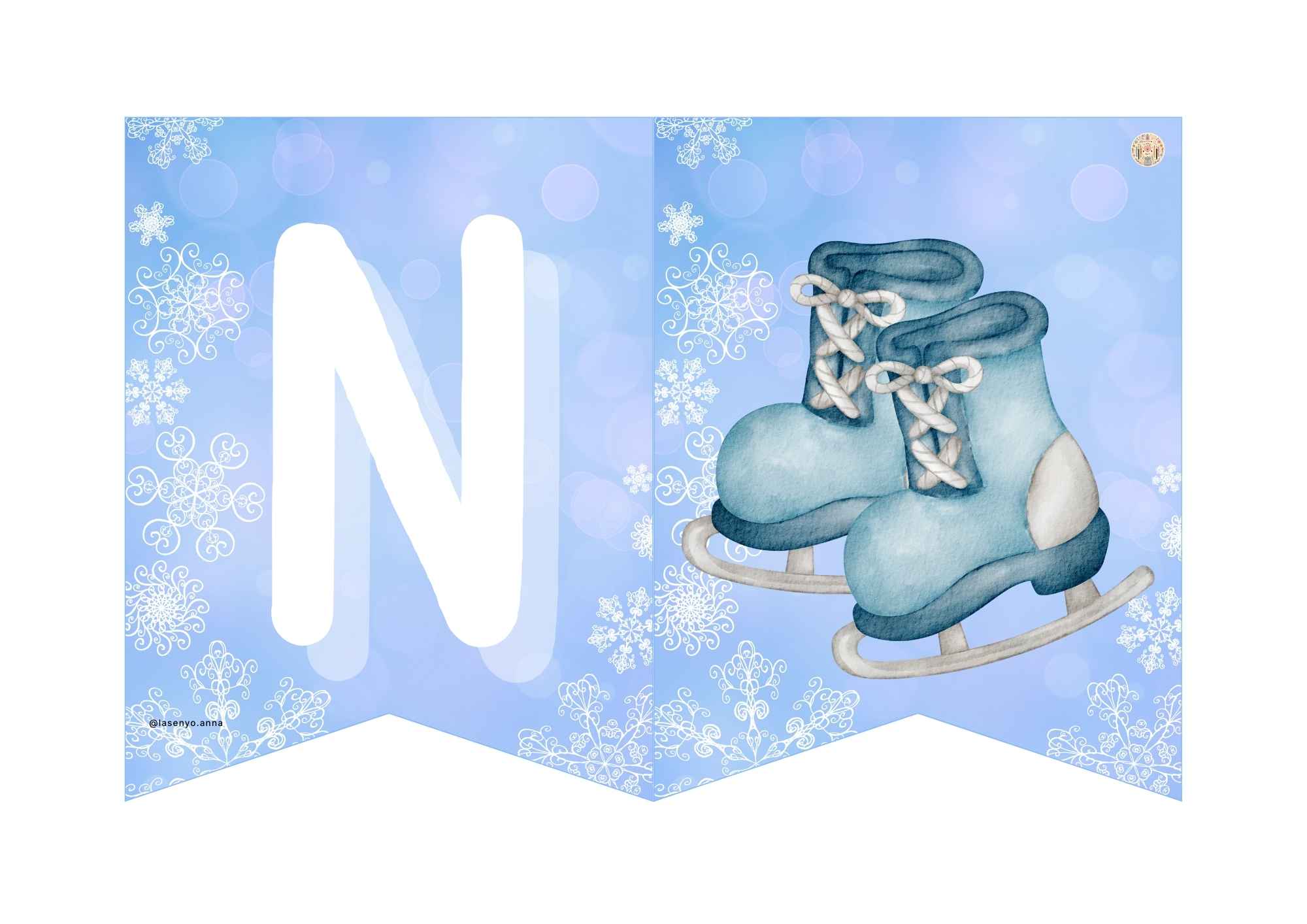 BANDEROLES DECORATIVES HIVERN