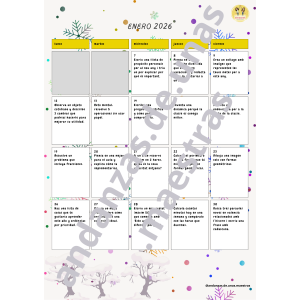 Calendario de enero