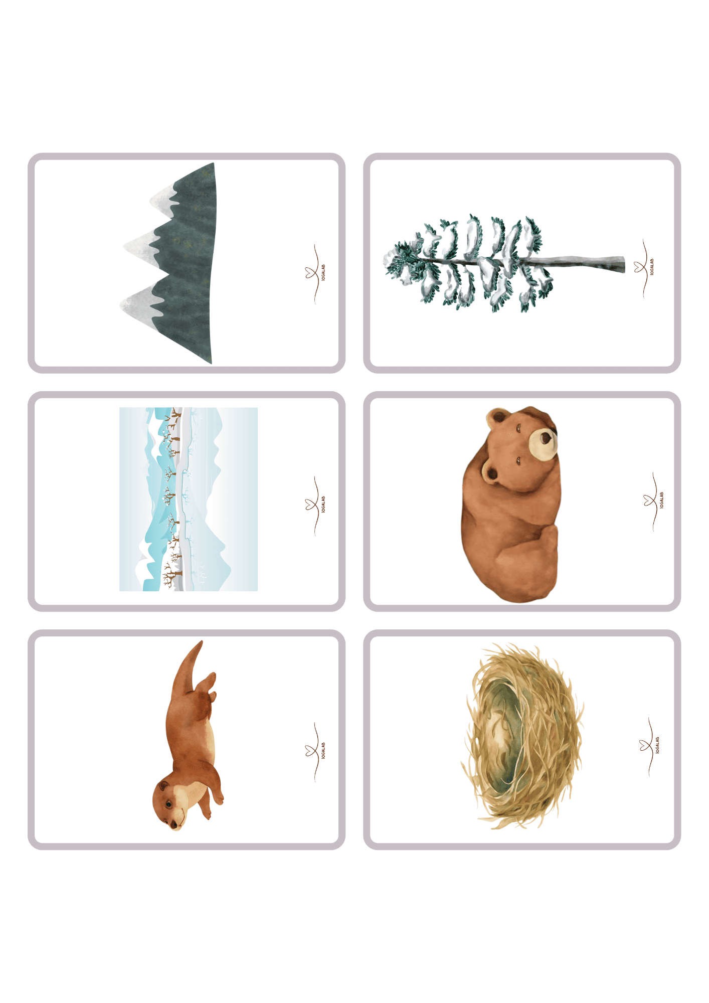 JOC DE CARTES HIVERNAL PER TORNAR A LA CALMA