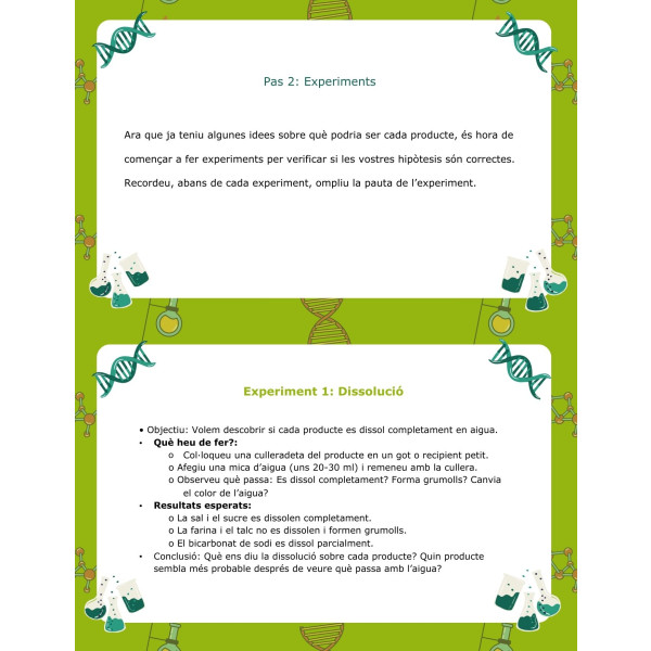 Capsa d'aprenentatge: El Misteri dels pots blancs