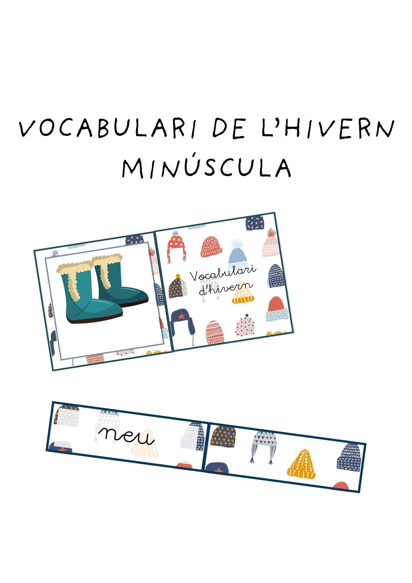 Targetes vocabulari Hivern